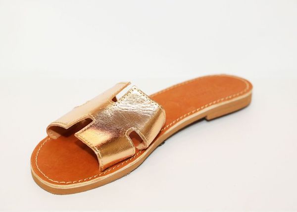 H Sandals Gold - By Girls With Gems
