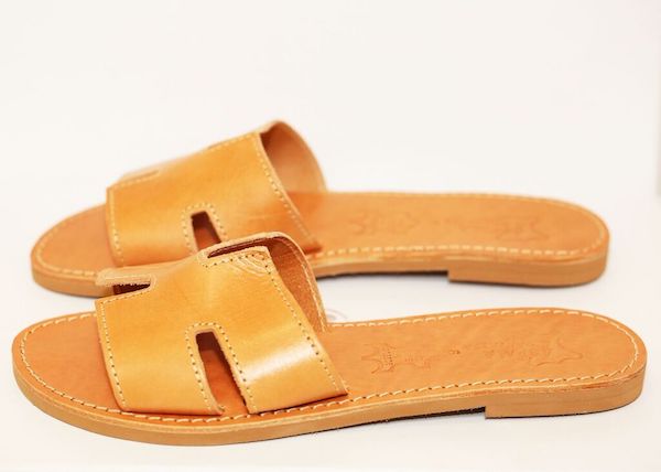 H Sandals Tan - By Girls With Gems