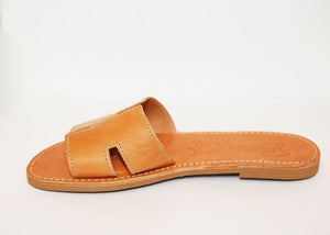 H Sandals Tan - By Girls With Gems