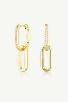 Celine Earrings Gold Pavé - Avant Studio