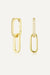 Celine Earrings Gold Pavé - Avant Studio