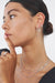 Celine Earrings Silver Pavé - Avant Studio