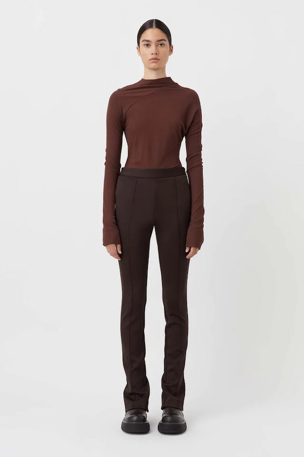 Camilla and Marc | Opal Scuba Pant Chocolate | Girls with Gems