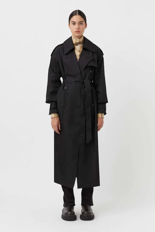 Camilla and Marc | Zen Nylon Trench Black | Girls with Gems