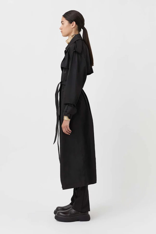 Camilla and Marc | Zen Nylon Trench Black | Girls with Gems 