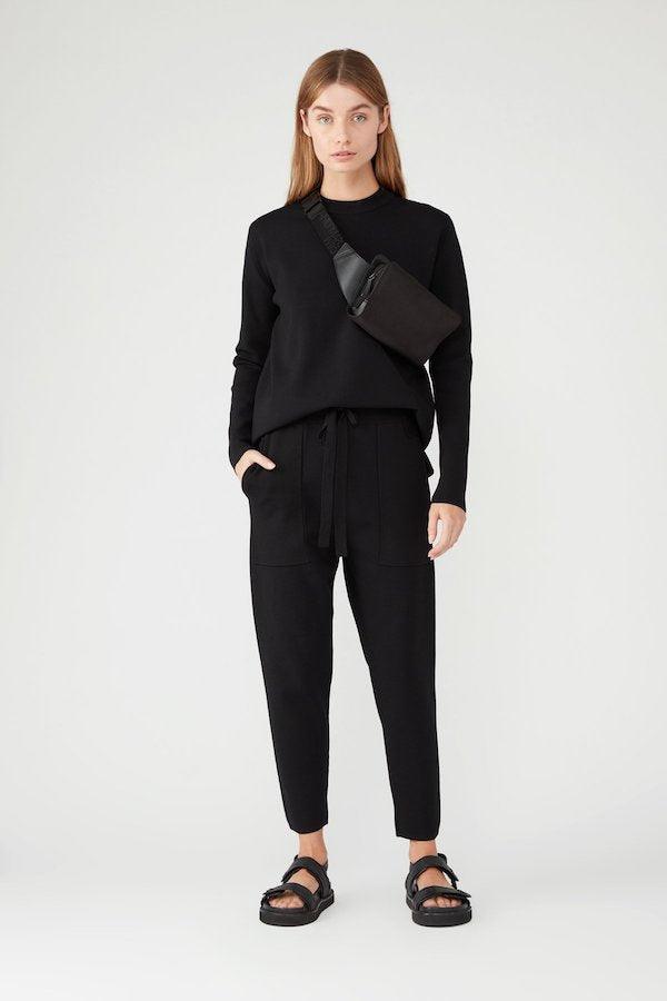 Girls With Gems | Charlton Relaxed Viscose Pant Black | Camilla and Marc