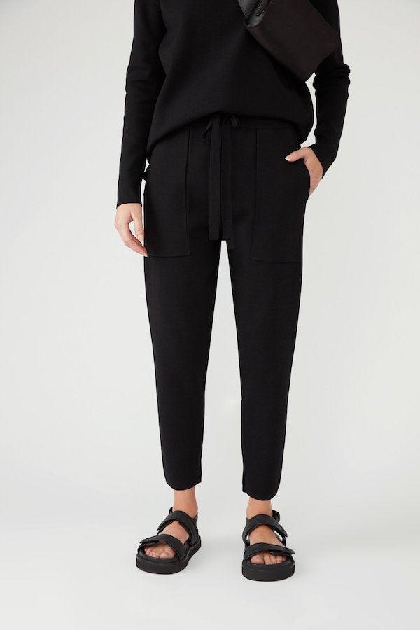 Charlton Relaxed Viscose Pant Black - C&amp;M by Camilla and Marc