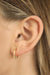 Gold Cherish Hoop Earrings - By Charlotte