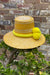 Symi Soul | Handwoven Hat Yellow | Girls with Gems