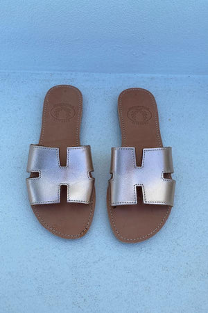 H Sandals Gold - By Girls With Gems
