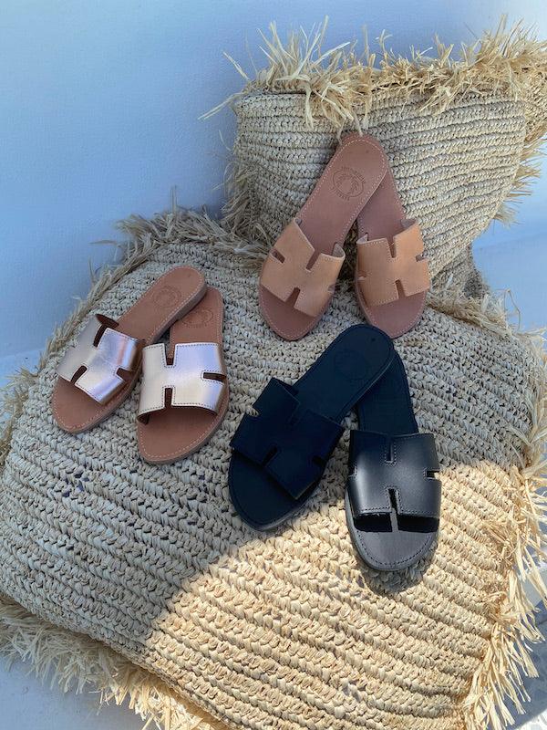 H Sandals Gold - By Girls With Gems