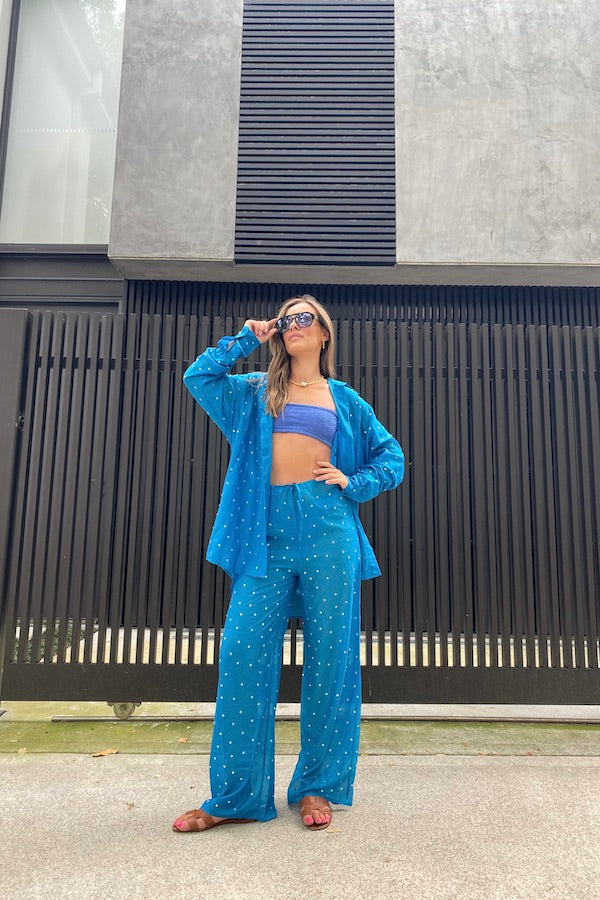 Oséree | Gem Pants Turquoise | Girls with Gems
