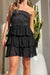 Doris Mini Dress Black/Gold - D'Artemide