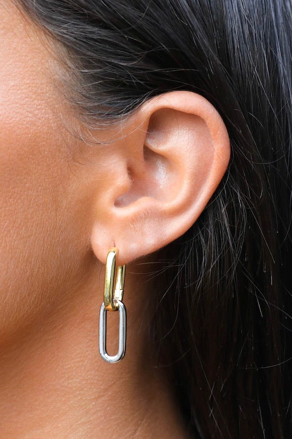 Avant Studio | Celine Earrings Grande Gold/Silver | Girls with Gems