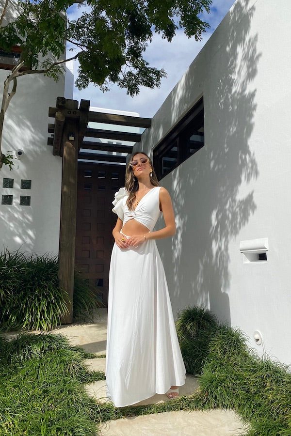 Maygel Coronel | Blanca Dress White | Girls with Gems