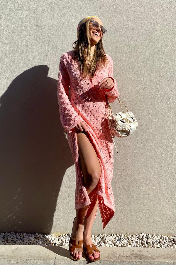Alicia Maxi Knit Orchid Pink - Rue Stiic