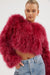 Bubish | Manhattan Feather Jacket Raspberry | Girls With Gems