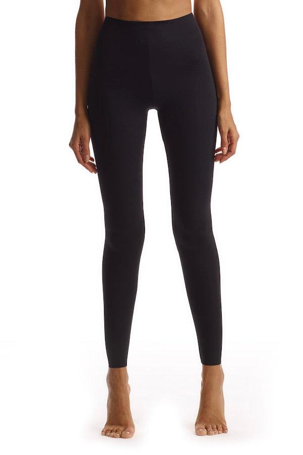 Neoprene Legging by Commando, form-fitting high-rise neoprene leggings with smoothing waistband and light compression, perfect for sleek, supportive everyday wear.