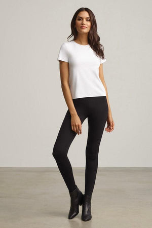 Neoprene Legging by Commando, form-fitting high-rise neoprene leggings with smoothing waistband and light compression, perfect for sleek, supportive everyday wear.