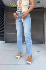Nico Straight Passenger by Neuw Denim – a high-rise straight leg jean with comfort stretch. Perfect for everyday styling.