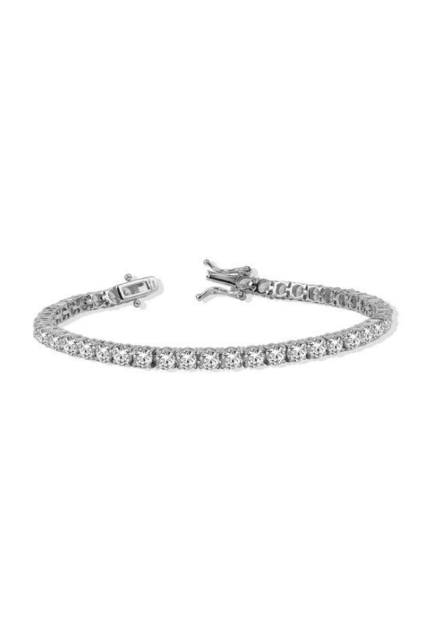 The Pave&#39; Tennis Bracelet Silver - The M Jewelers