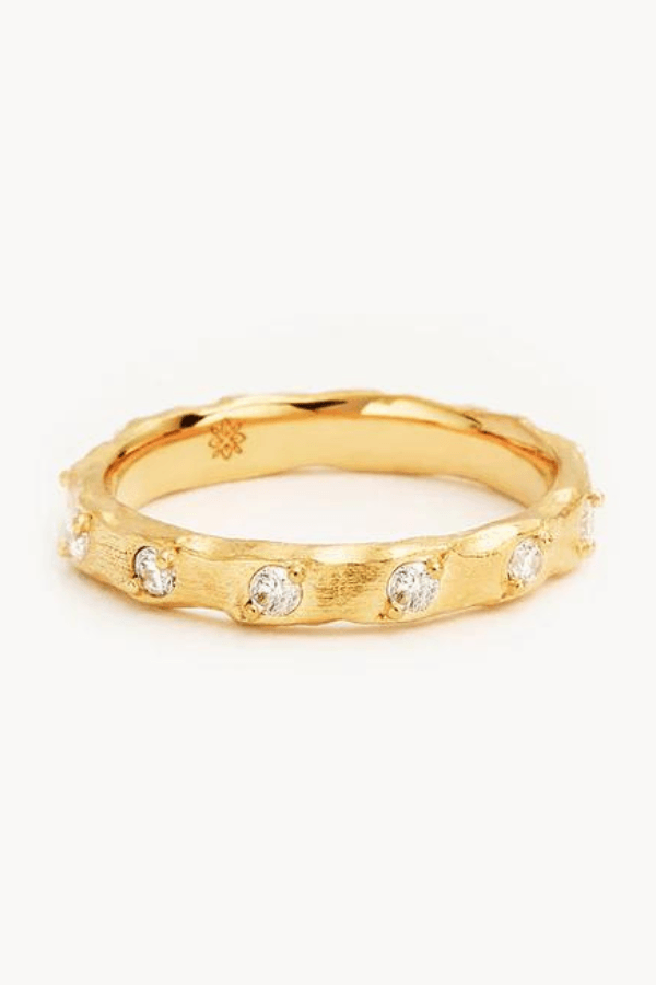 Gold Cosmic Crystal Ring - By Charlotte