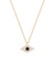 By Charlotte | 14kt Gold Evil Eye Necklace | Girls with Gems