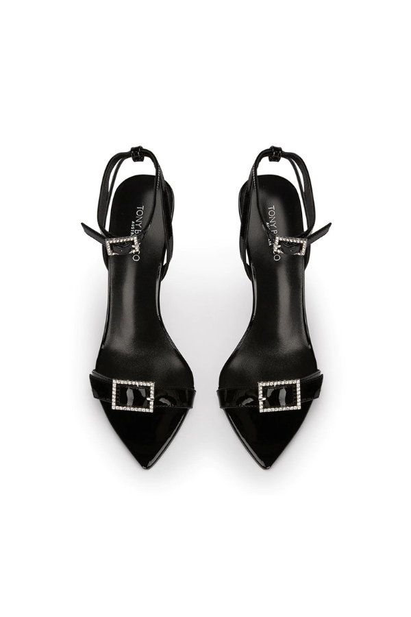 Tony Bianco | Mopsy Black Patent 10.5cm Heels | Girls with Gems