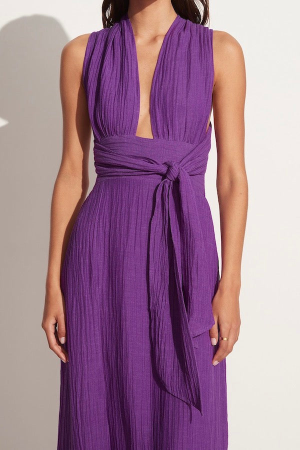 Faithfull The Brand | Tropiques Maxi Dress Violet | Girls With Gems