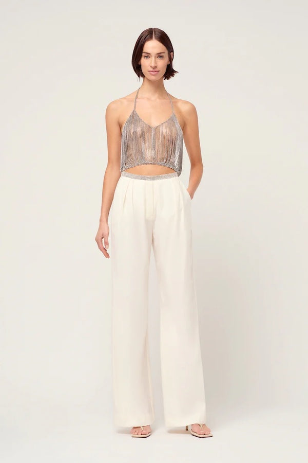 Michael Lo Sordo | Crystaline Boy Pant White | Girls With Gems