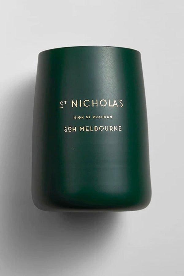 St. Nicholas Green Matte Glass - SOH Melbourne