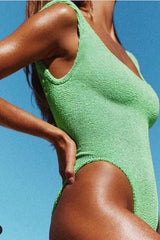 Square Neck Swim Lime - Hunza G