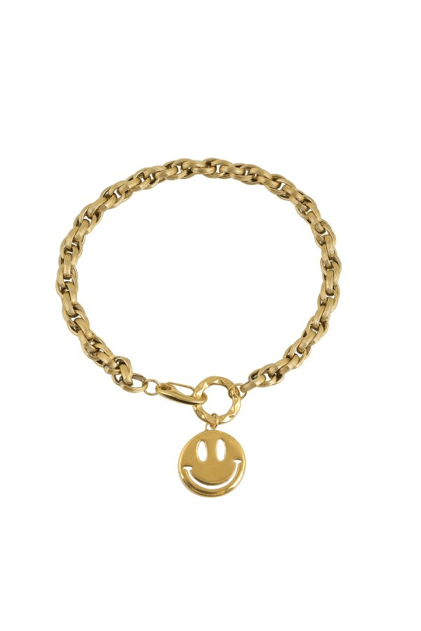 Sharp Dressed Man Necklace by Mayol, gold plated necklace with pendant detail. Perfect for everyday wear or statement styling.