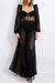 PatBo | Monstera Crochet Bustier Dress Black | Girls With Gems