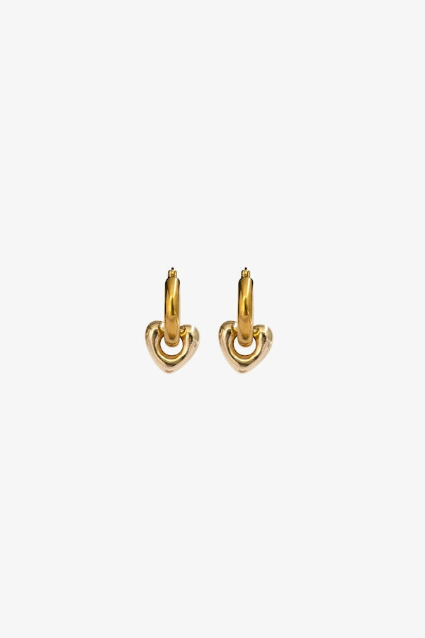 Enesea | Wholehearted Earrings Gold | Girls with Gems