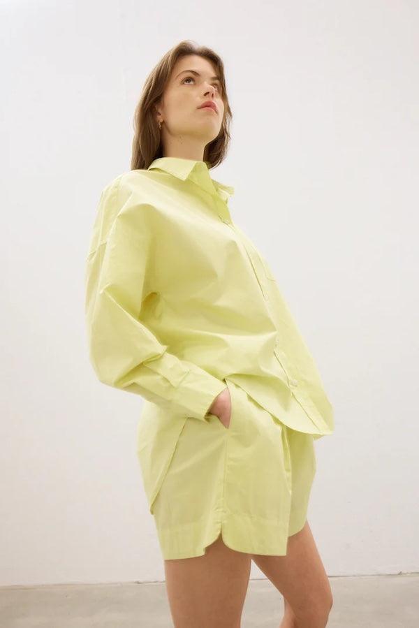 The Chiara Shirt Neon Lime - LMND