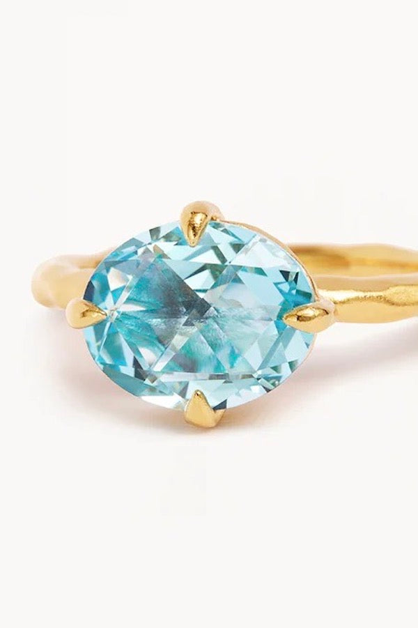 By Charlotte | Gold Clarity Ring | Girls with Gems